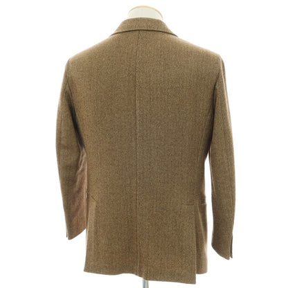 【中古】アカミネ Y.Akamine ウール テーラードジャケット ブラウン系【 44 】【 状態ランクC 】【 メンズ 】