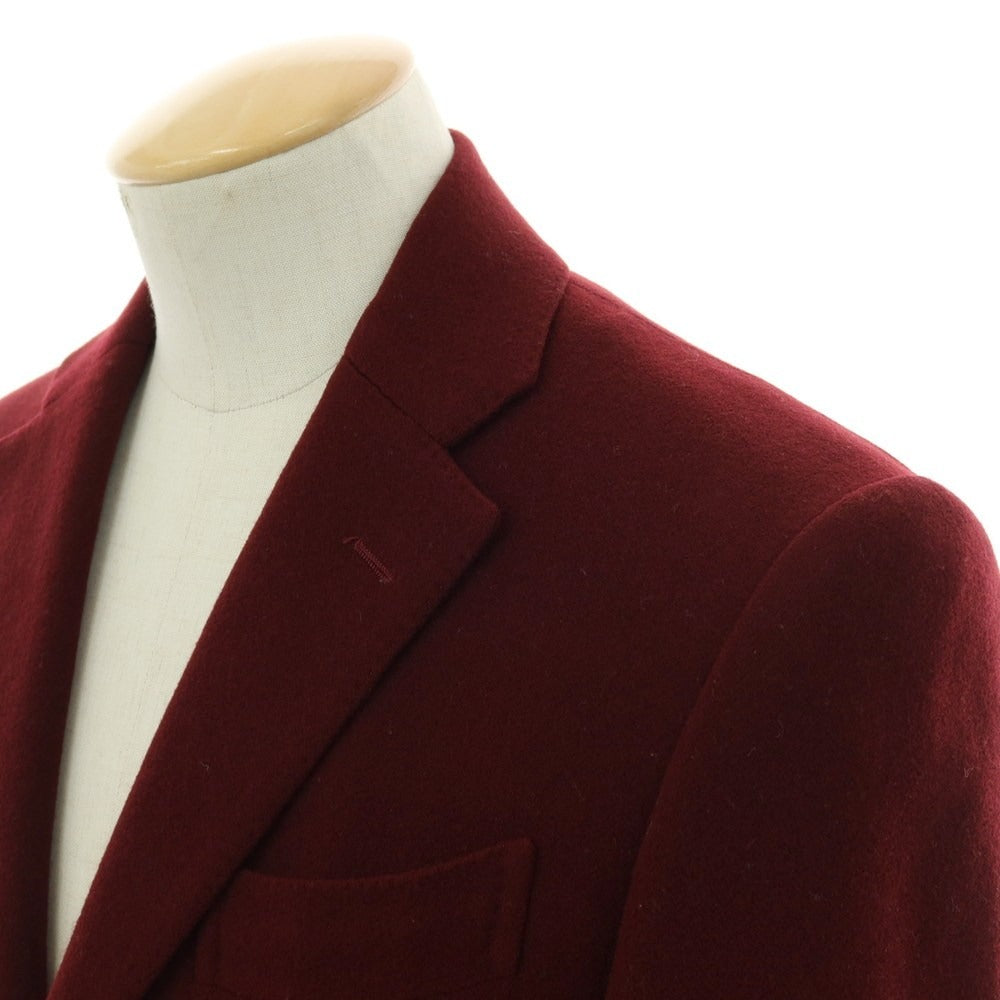 【中古】アリストクラティコ ARISTOCRATICO ウール テーラードジャケット マルーン【 44 】【 状態ランクB 】【 メンズ 】