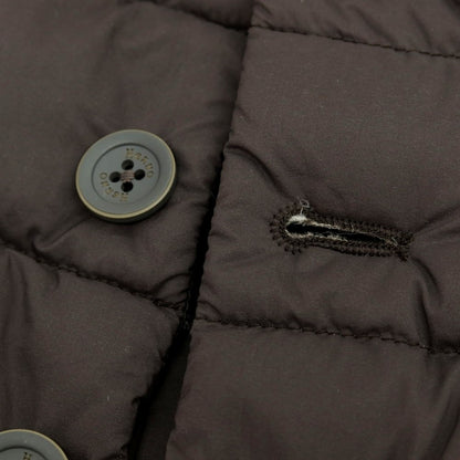 【中古】ヘルノ Herno ナイロンポリウレタン ダウンベスト ジレ ブラウン【 44 】【 状態ランクB 】【 メンズ 】