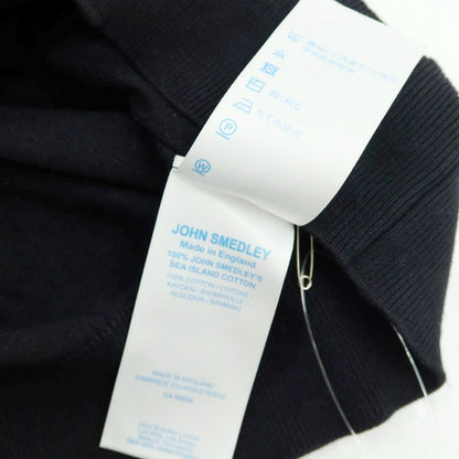 【中古】ジョンスメドレー JOHN SMEDLEY ハイゲージコットン タートルネックニット ブラック【 L 】【 状態ランクC 】【 メンズ 】