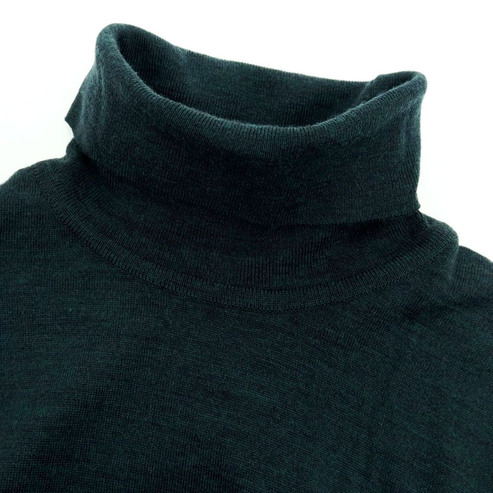 【中古】ジョンスメドレー JOHN SMEDLEY ハイゲージウール タートルネックニット ダークグリーン【 S 】【 状態ランクB 】【 メンズ 】