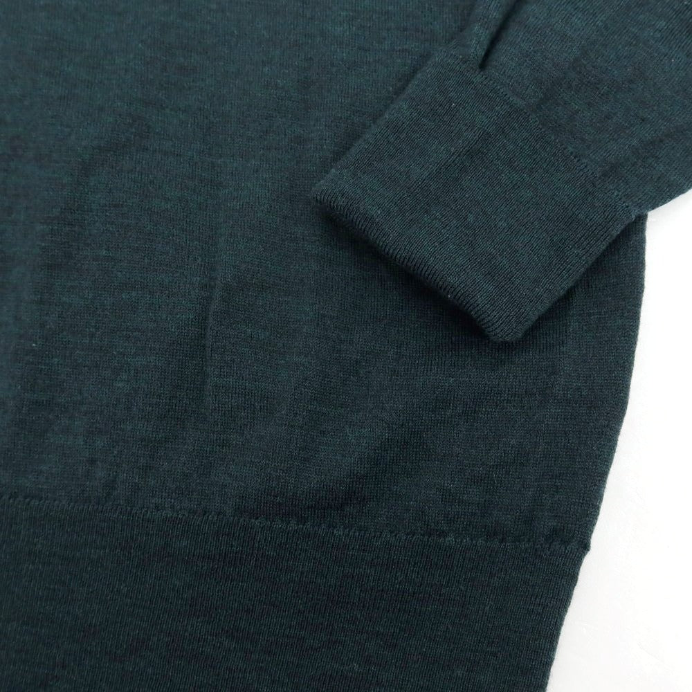 【中古】ジョンスメドレー JOHN SMEDLEY ハイゲージウール タートルネックニット ダークグリーン【 S 】【 状態ランクB 】【 メンズ 】