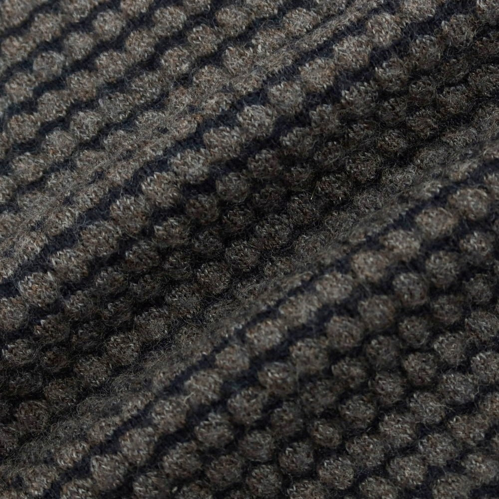 【中古】カングラ Kangra ウール タートルネックニット アッシュブラウンxブラック【 48 】【 状態ランクC 】【 メンズ 】