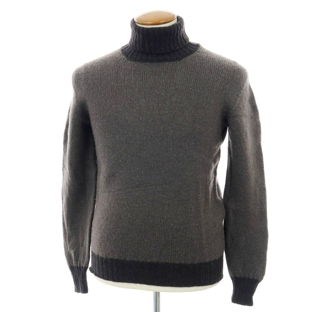 【中古】ドルモア DRUMOHR ミドルゲージウール タートルネックニット グレー系【 48 】【 状態ランクC 】【 メンズ 】