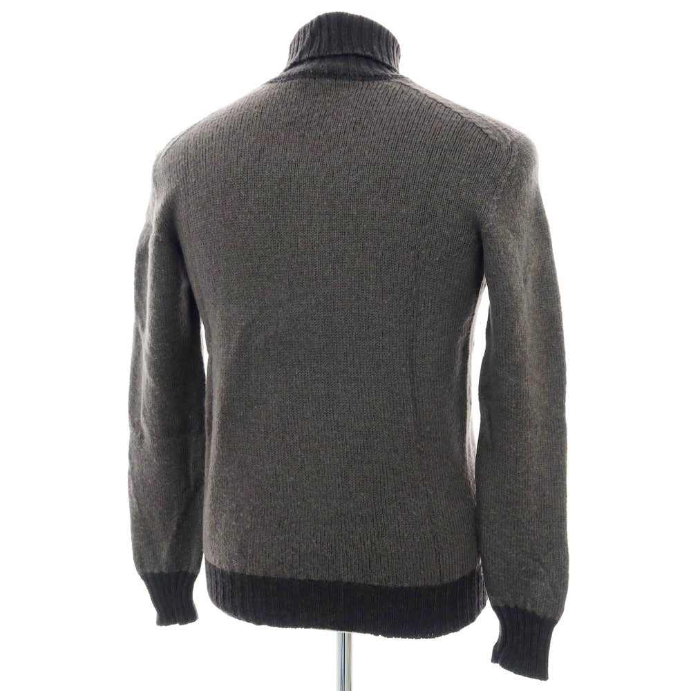 【中古】ドルモア DRUMOHR ミドルゲージウール タートルネックニット グレー系【 48 】【 状態ランクC 】【 メンズ 】