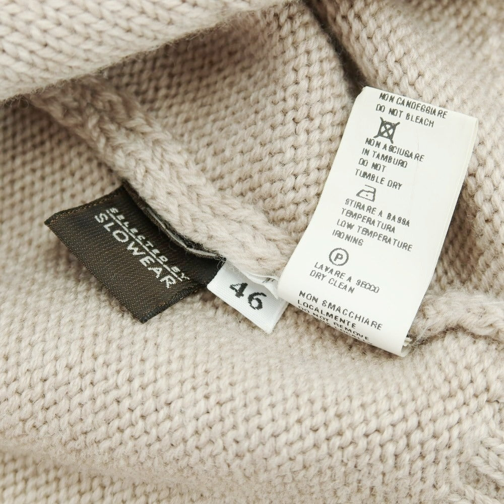 【中古】ザノーネ ZANONE ミドルゲージウール タートルネックニット ベージュ【 46 】【 状態ランクB 】【 メンズ 】