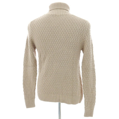 【中古】チルコロ1901 CIRCOLO 1901 ミドルゲージウール タートルネックニット ベージュ【 S 】【 状態ランクB 】【 メンズ 】