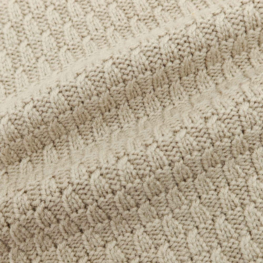 【中古】チルコロ1901 CIRCOLO 1901 ミドルゲージウール タートルネックニット ベージュ【 S 】【 状態ランクB 】【 メンズ 】