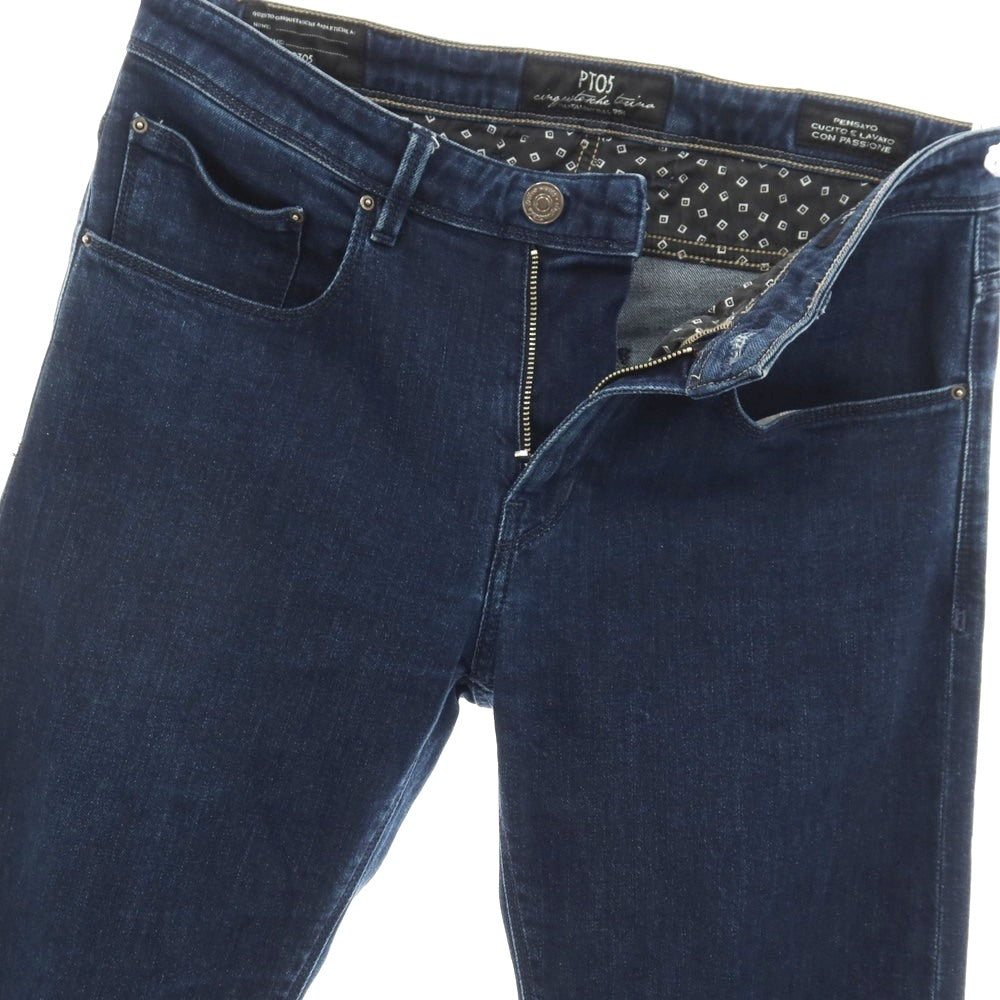 【中古】ピーティーゼロチンクエ PT05 SKINNY ストレッチ コットン デニムパンツ ジーンズ ネイビー【サイズ30】【 状態ランクB 】【 メンズ 】