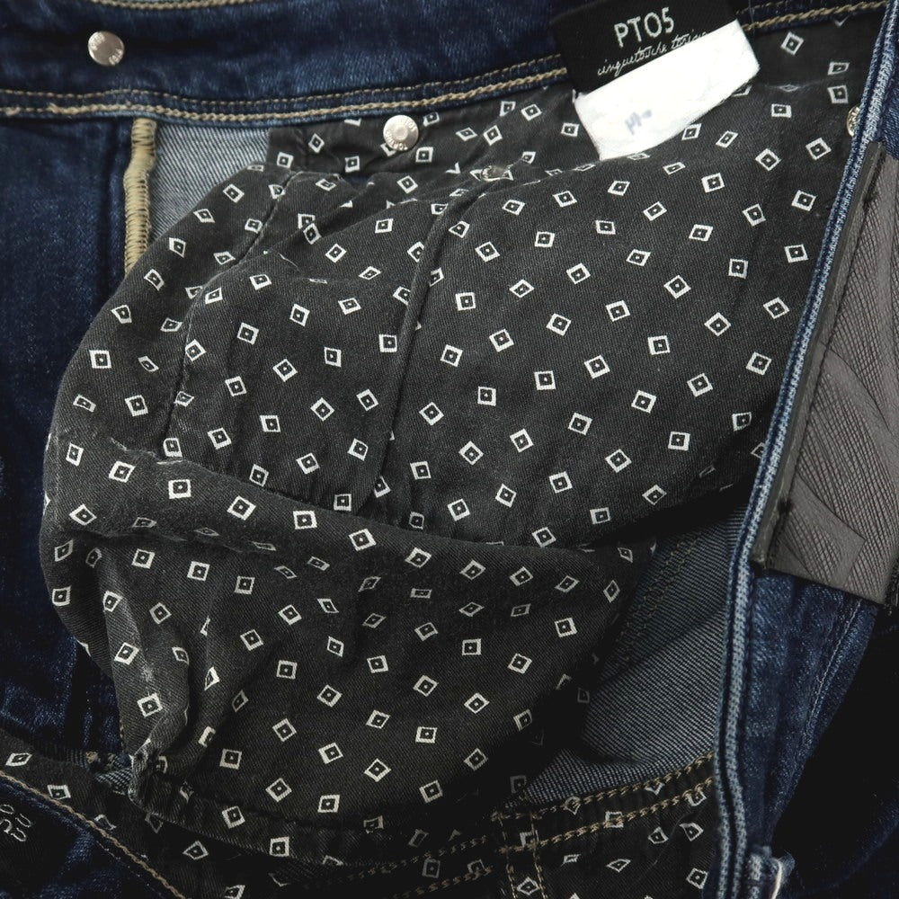 【中古】ピーティーゼロチンクエ PT05 SKINNY ストレッチ コットン デニムパンツ ジーンズ ネイビー【サイズ30】【 状態ランクB 】【 メンズ 】