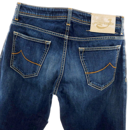 【中古】ヤコブコーエン JACOB COHEN PW688 COMF ストレッチ コットン デニムパンツ ジーンズ ネイビー【 31 】【 状態ランクC 】【 メンズ 】