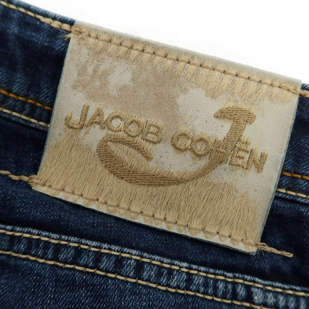 【中古】ヤコブコーエン JACOB COHEN PW688 COMF ストレッチ コットン デニムパンツ ジーンズ ネイビー【 31 】【 状態ランクC 】【 メンズ 】