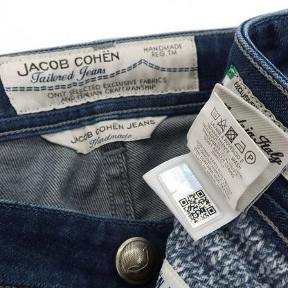 【中古】ヤコブコーエン JACOB COHEN PW622 COMF ストレッチ コットン デニムパンツ ジーンズ ネイビー【 30 】【 状態ランクC 】【 メンズ 】