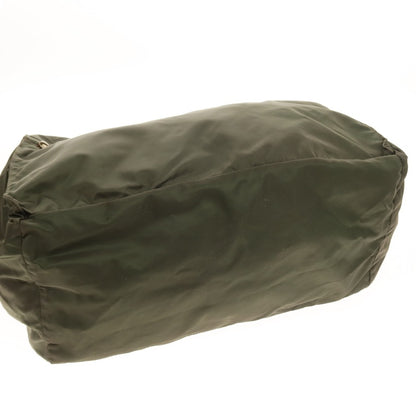 【中古】フェリージ Felisi P3/1 ナイロン レザー ボストンバッグ オリーブグリーンxブラウン【 状態ランクD 】【 メンズ 】