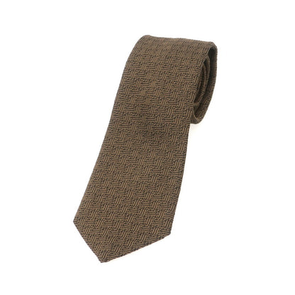 【中古】フランコミヌッチ franco minucci シルク ジャカード ブラウン系【 状態ランクB 】【 メンズ 】