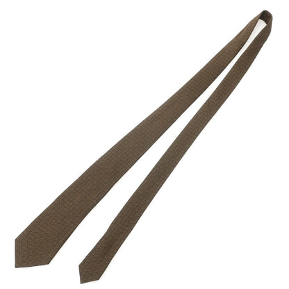 【中古】フランコミヌッチ franco minucci シルク ジャカード ブラウン系【 状態ランクB 】【 メンズ 】