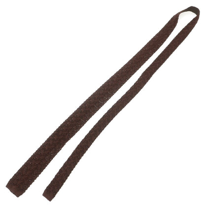 【中古】マリネッラ E.MARINELLA シルク ニットタイ ダークブラウン【 状態ランクB 】【 メンズ 】