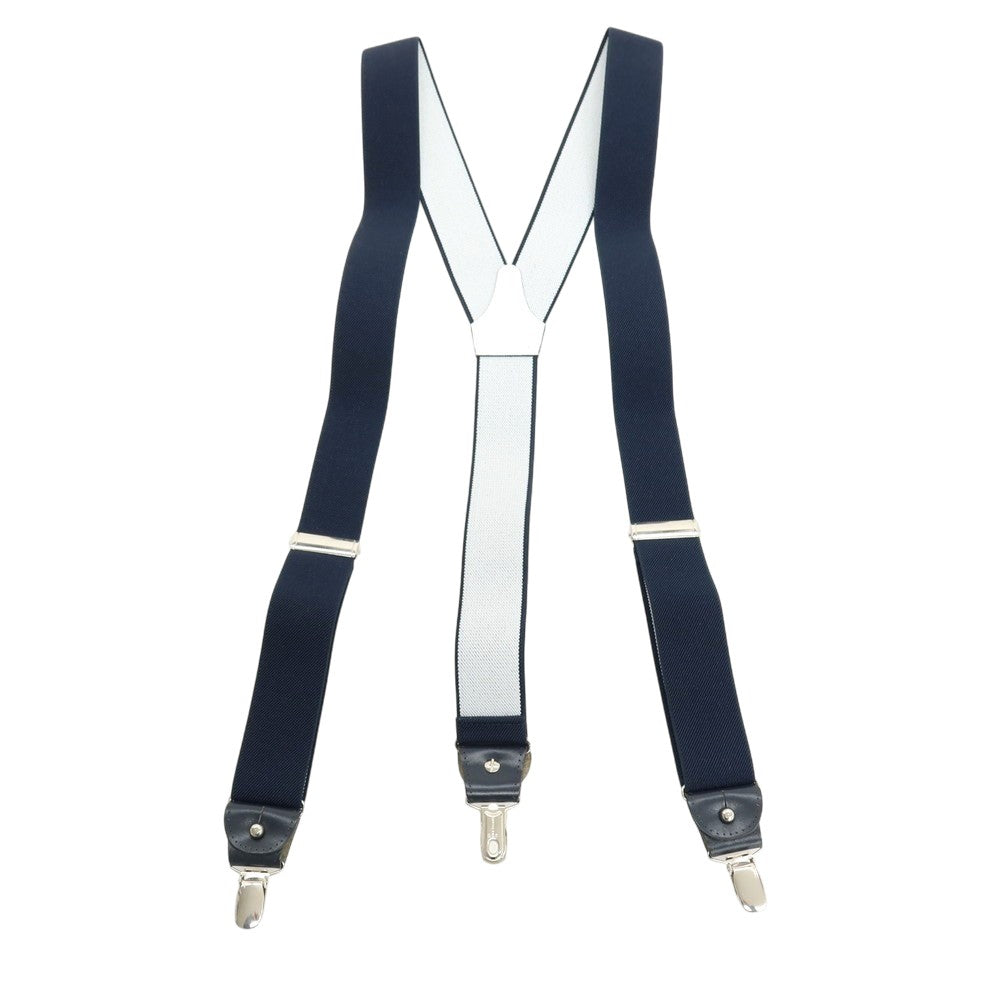 【中古】マリネッラ E.MARINELLA サスペンダー ネイビー【 状態ランクA 】【 メンズ 】
