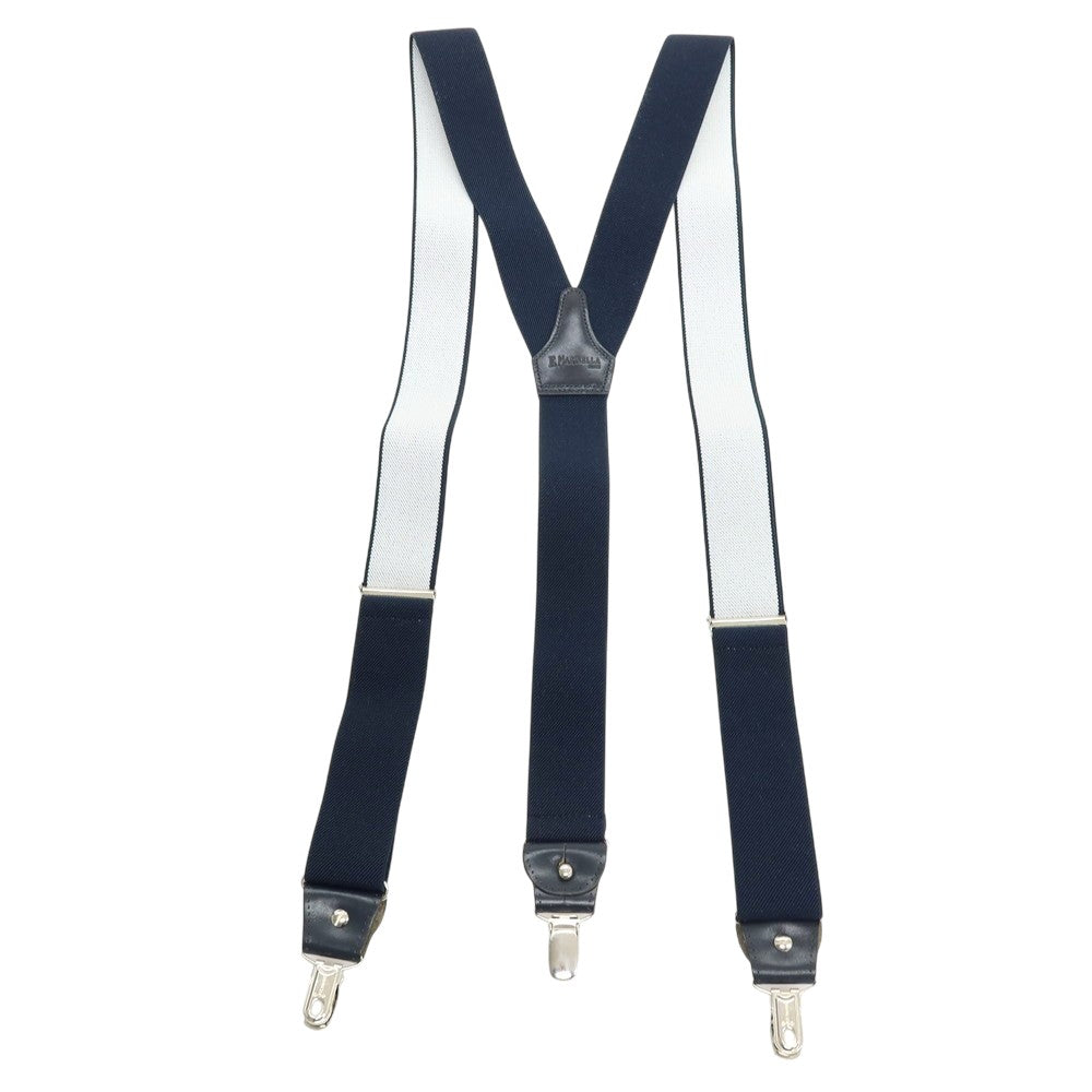 【中古】マリネッラ E.MARINELLA サスペンダー ネイビー【 状態ランクA 】【 メンズ 】