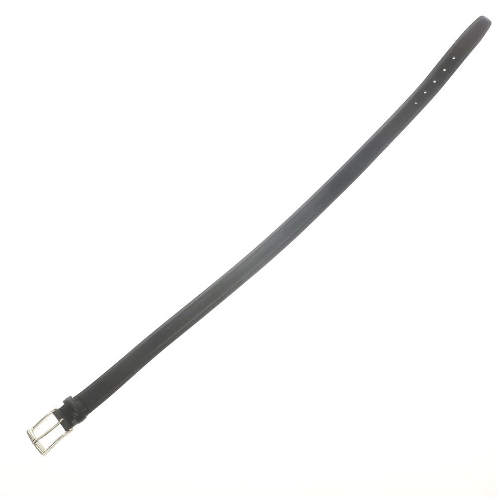 【中古】クロケットアンドジョーンズ CROCKETT&amp;JONES カーフ ベルト ブラック【 30 】【 状態ランクB 】【 メンズ 】