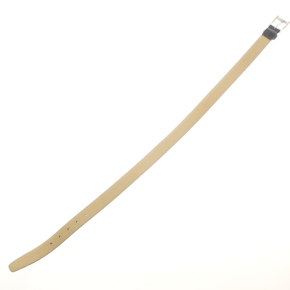 【中古】クロケットアンドジョーンズ CROCKETT&amp;JONES カーフ ベルト ブラック【 30 】【 状態ランクB 】【 メンズ 】