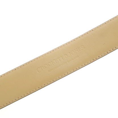 【中古】クロケットアンドジョーンズ CROCKETT&amp;JONES カーフ ベルト ブラック【 30 】【 状態ランクB 】【 メンズ 】