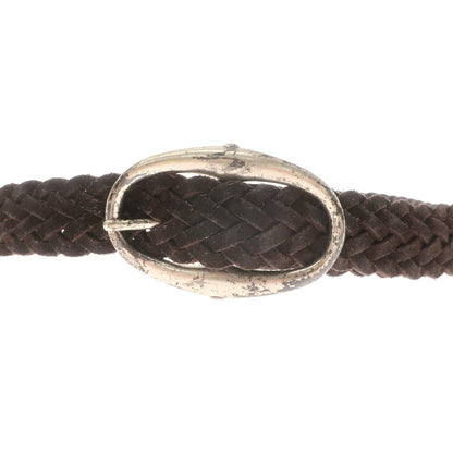 【中古】ダニエルアンドボブ Daniel &amp; Bob スエード ベルト ダークブラウン【 表記なし（100位） 】【 状態ランクC 】【 メンズ 】