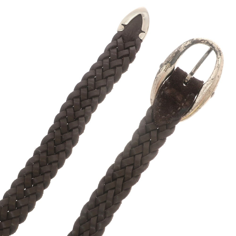 【中古】ダニエルアンドボブ Daniel &amp; Bob スエード ベルト ダークブラウン【 表記なし（100位） 】【 状態ランクC 】【 メンズ 】