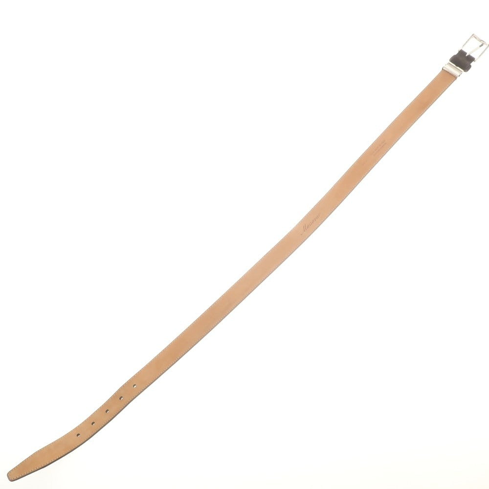【中古】マッサーノ Massarno スエード ベルト ダークブラウン【 Free 】【 状態ランクB 】【 メンズ 】
