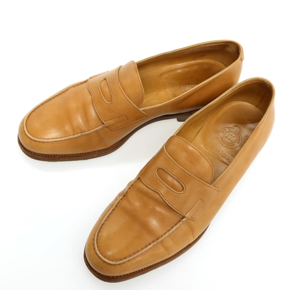 【中古】ジョンロブ John Lobb LOPEZ ローファー ライトブラウン【サイズ6E】【 状態ランクB 】【 メンズ 】