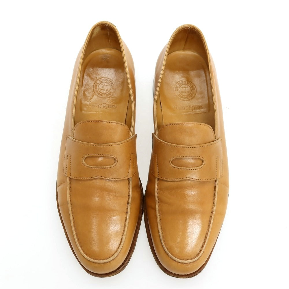 【中古】ジョンロブ John Lobb LOPEZ ローファー ライトブラウン【サイズ6E】【 状態ランクB 】【 メンズ 】