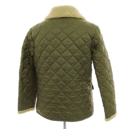 【中古】ラベンハム LAVENHAM ポリエステル ボア 中綿入り キルティングブルゾン オリーブグリーン【 36（UK） 】【 状態ランクB 】【 メンズ 】
