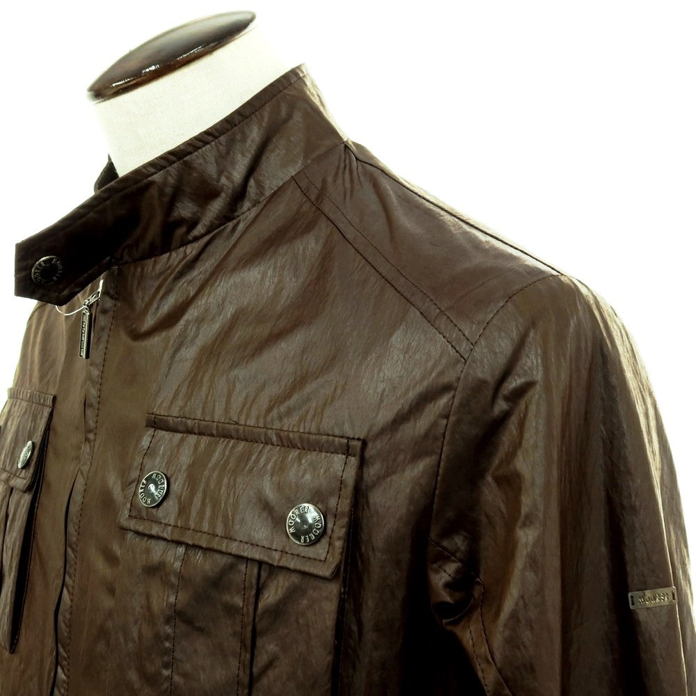 【中古】ムーレー MOORER ポリエステルナイロン ジップアップ スイングトップ オリーブ【サイズL】【 状態ランクC 】【 メンズ 】