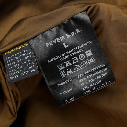 【中古】ムーレー MOORER ポリエステルナイロン ジップアップ スイングトップ オリーブ【サイズL】【 状態ランクC 】【 メンズ 】