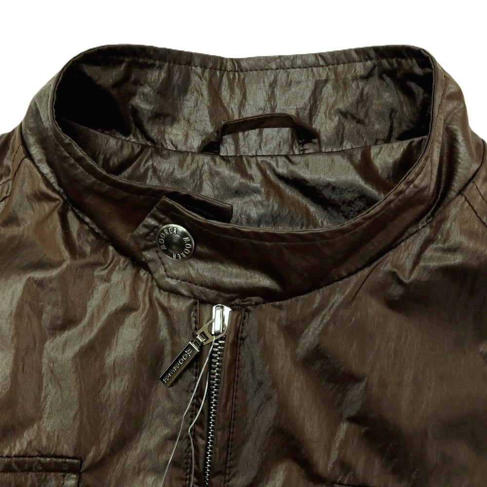 【中古】ムーレー MOORER ポリエステルナイロン ジップアップ スイングトップ オリーブ【サイズL】【 状態ランクC 】【 メンズ 】