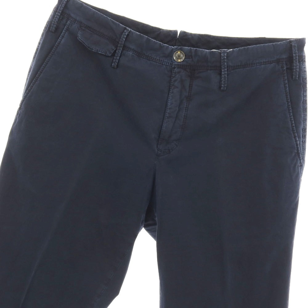 【中古】ピーティートリノ PT TORINO GILLSANS ストレッチ コットン カジュアルスラックスパンツ ネイビー【サイズ34】【 状態ランクB 】【 メンズ 】