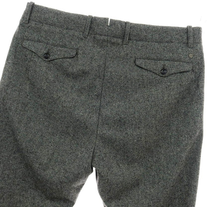 【中古】ジーティーアー G.T.A LORENZO ストレッチ ウールポリエステルナイロン カジュアルスラックスパンツ グレーxブラック【 50 】【 状態ランクB 】【 メンズ 】