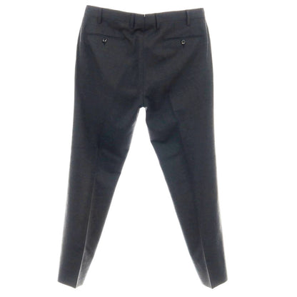 【中古】ジェルマーノ GERMANO Travel Edition SUPER 100’S ストレッチ ウールポリエステル ドレススラックスパンツ チャコールグレー【 52 】【 状態ランクB 】【 メンズ 】