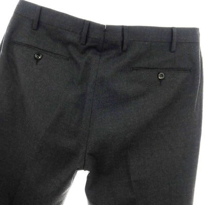 【中古】ジェルマーノ GERMANO Travel Edition SUPER 100’S ストレッチ ウールポリエステル ドレススラックスパンツ チャコールグレー【 52 】【 状態ランクB 】【 メンズ 】