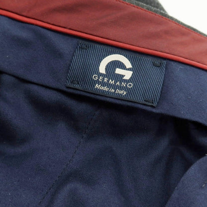 【中古】ジェルマーノ GERMANO Travel Edition SUPER 100’S ストレッチ ウールポリエステル ドレススラックスパンツ チャコールグレー【 52 】【 状態ランクB 】【 メンズ 】