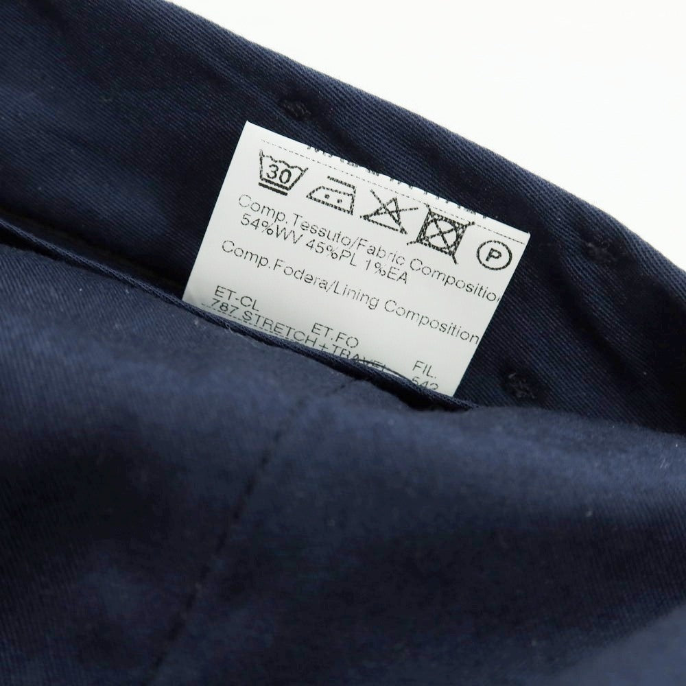 【中古】ジェルマーノ GERMANO Travel Edition SUPER 100’S ストレッチ ウールポリエステル ドレススラックスパンツ チャコールグレー【 52 】【 状態ランクB 】【 メンズ 】