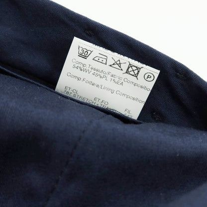 【中古】ジェルマーノ GERMANO Travel Edition SUPER 100’S ストレッチ ウールポリエステル ドレススラックスパンツ チャコールグレー【 52 】【 状態ランクB 】【 メンズ 】