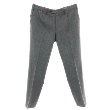 【中古】ジェルマーノ GERMANO SUPER 100’S ウール ドレススラックスパンツ グレー【 52 】【 状態ランクB 】【 メンズ 】
