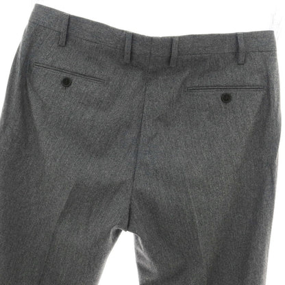 【中古】ジェルマーノ GERMANO SUPER 100’S ウール ドレススラックスパンツ グレー【 52 】【 状態ランクB 】【 メンズ 】