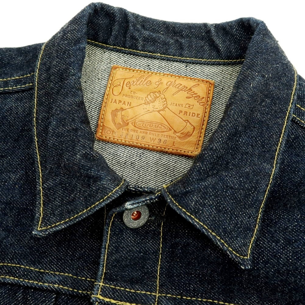 【中古】グラフゼロ graphzero コットン デニムジャケット インディゴ【 36 】【 状態ランクB 】【 メンズ 】