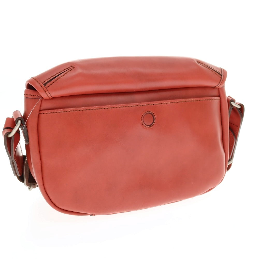 【中古】エルゴポック HERGOPOCH レザー ショルダーバッグ レッド系【 状態ランクA 】【 メンズ 】