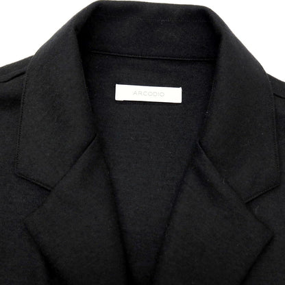 【中古】アルコディオ ARCODIO ウール 3B カジュアルジャケット ブラック【 L 】【 状態ランクB 】【 メンズ 】