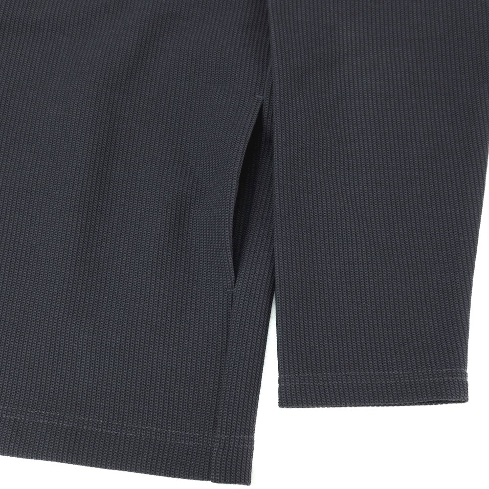 【中古】ラコステ LACOSTE コットンポリエステル 襟付き カーディガン ダークグレー【サイズ3】【 状態ランクB 】【 メンズ 】