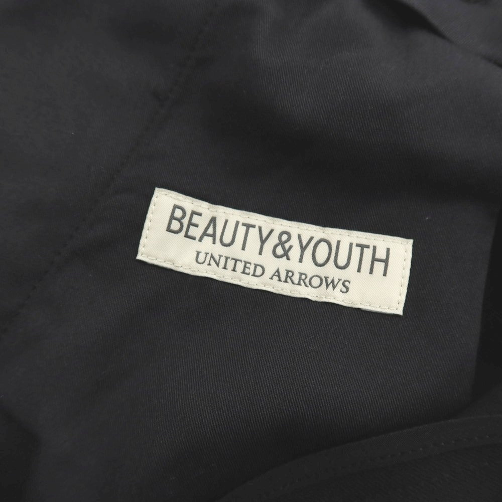 【中古】ユナイテッドアローズ UNITED ARROWS ストレッチ ポリエステルレーヨン ドレススラックスパンツ ブラック【サイズL】【 状態ランクB 】【 メンズ 】[BPD]