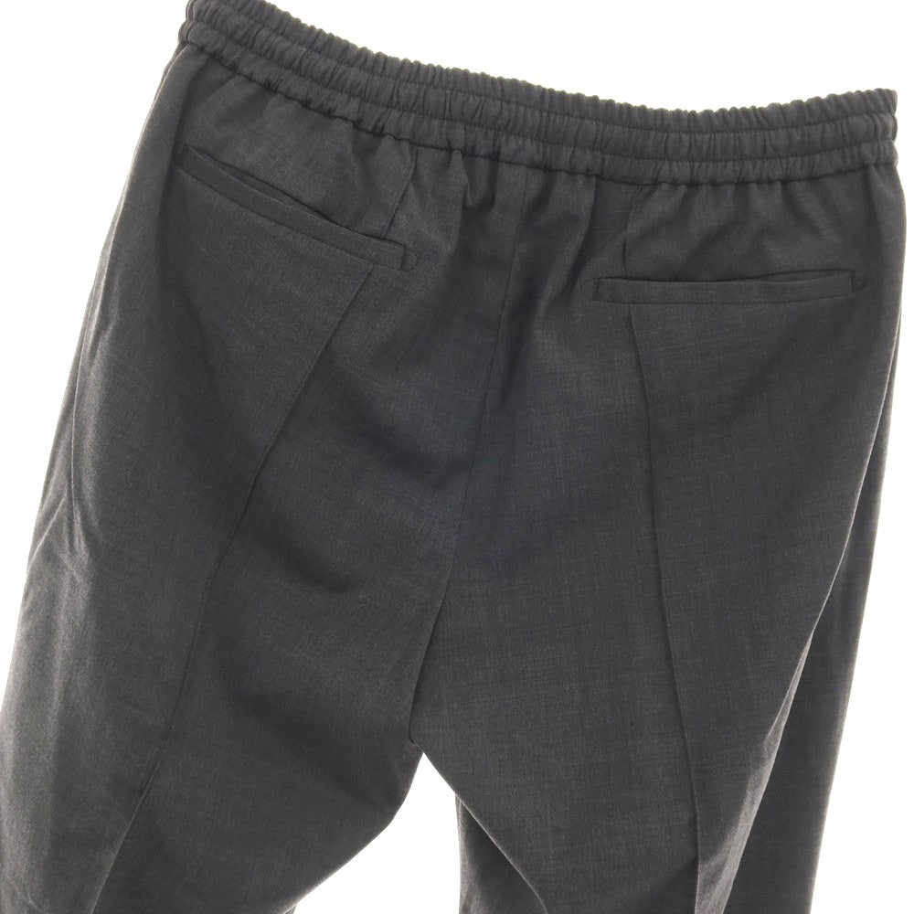 【中古】ベルウィッチ BERWICH H DUE ストレッチ ウールポリエステル イージースラックスパンツ グレー【サイズ48】【 状態ランクB 】【 メンズ 】